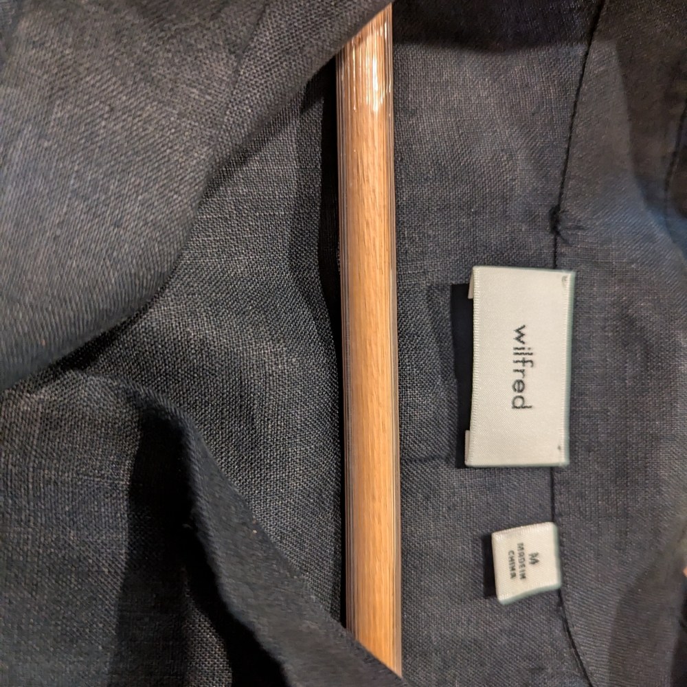 Wilfred Classic Black Midi Dress - Picture 6 of 9